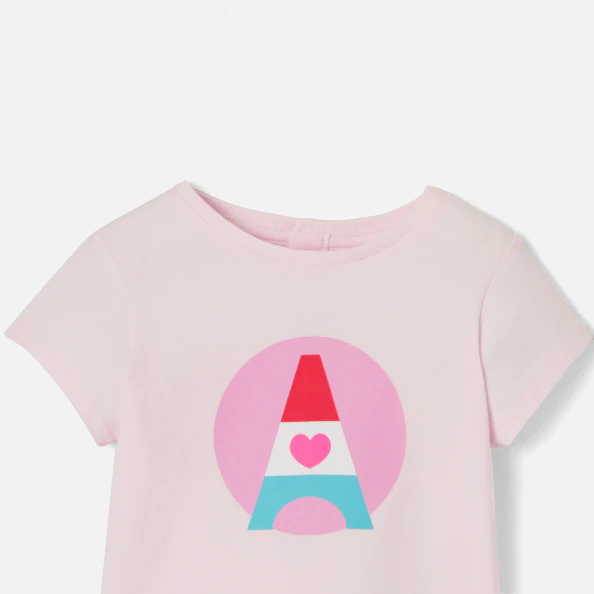 T-shirt bébé fille manches courtes