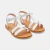 Sandales enfant fille en cuir