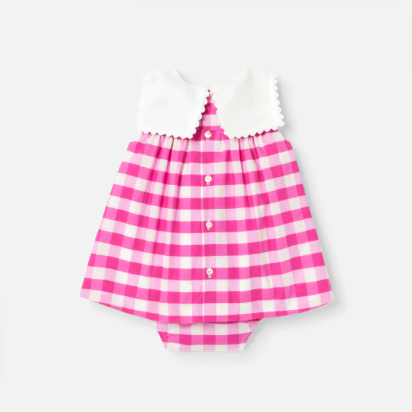 Robe bébé fille en vichy