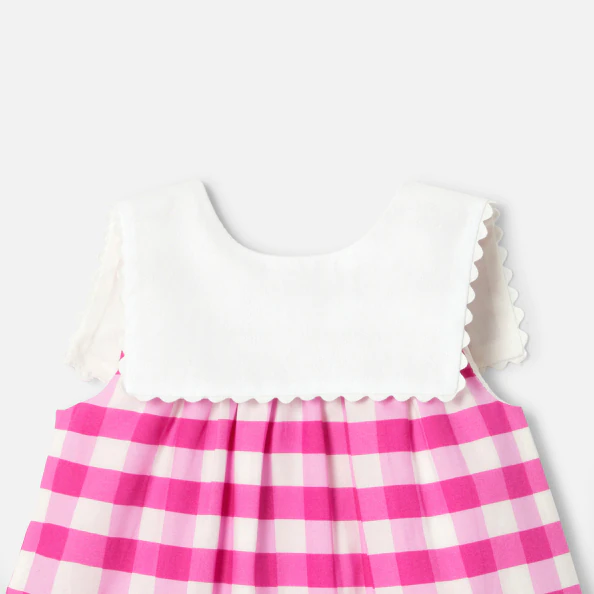 Robe bébé fille en vichy