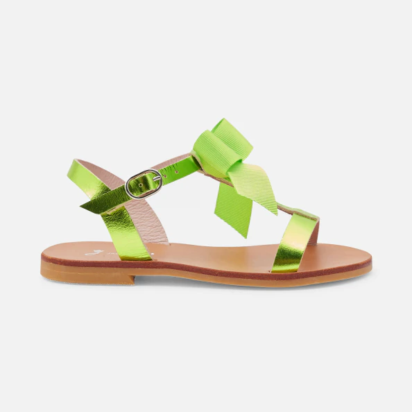 Sandales enfant fille en cuir