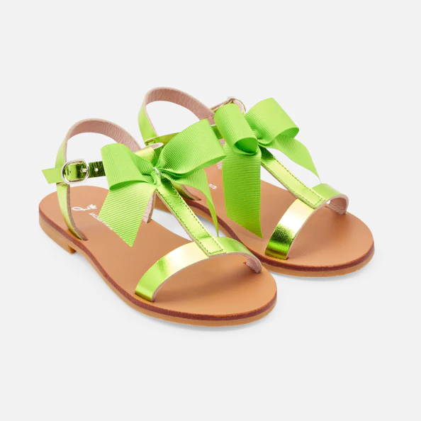 Sandales enfant fille en cuir