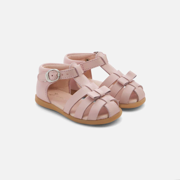 Sandales bébé fille en cuir