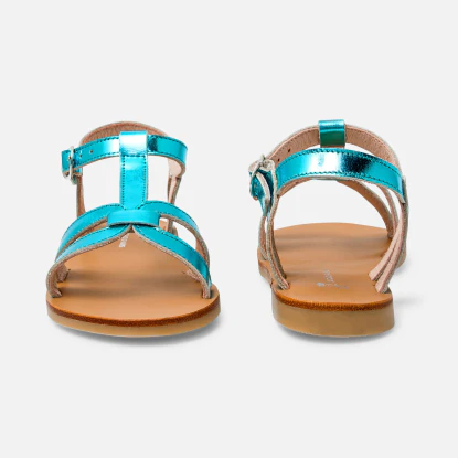 Sandales enfant fille en cuir