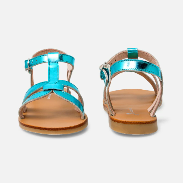 Sandales enfant fille en cuir