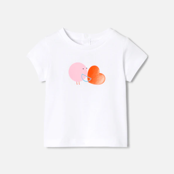 T-shirt manches courtes bébé fille