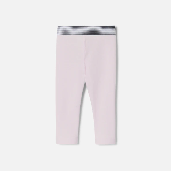 Legging bébé fille en maille piquée