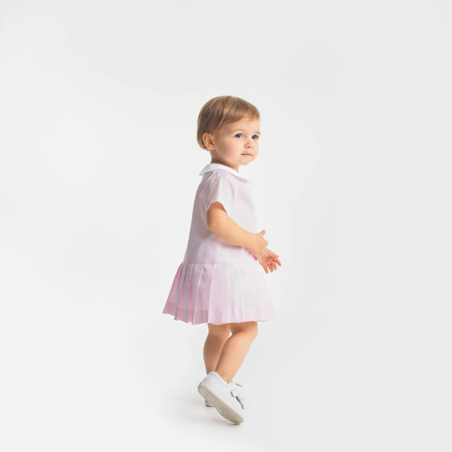 Robe bébé fille en popeline