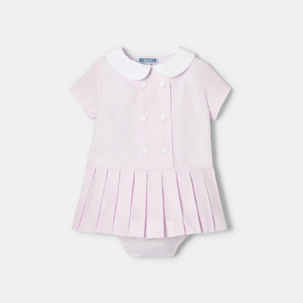 Robe bébé fille en popeline