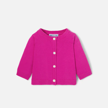 Cardigan bébé fille en jersey