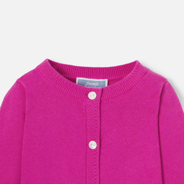 Cardigan bébé fille en jersey