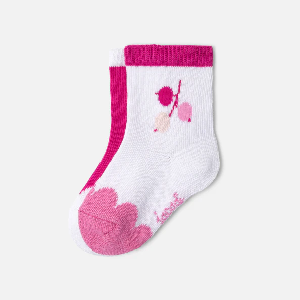 Duo de chaussettes bébé fille