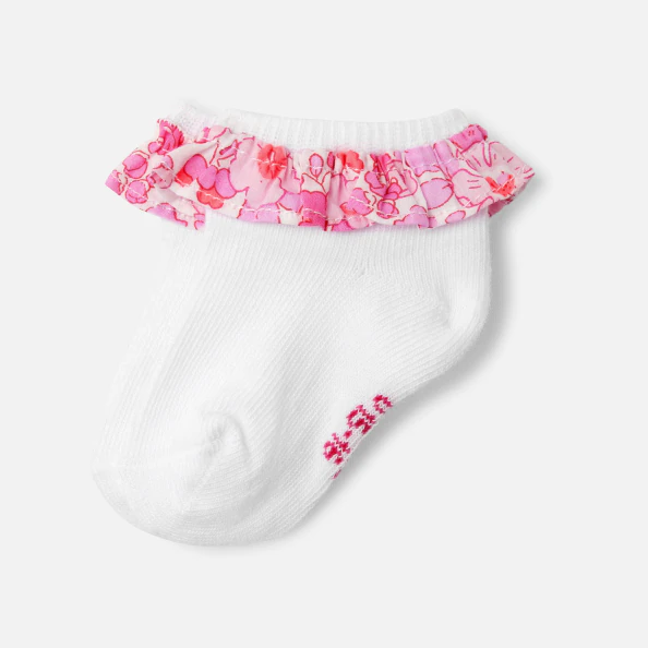 Chaussettes bébé fille volantée