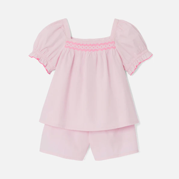 Pyjama short enfant fille