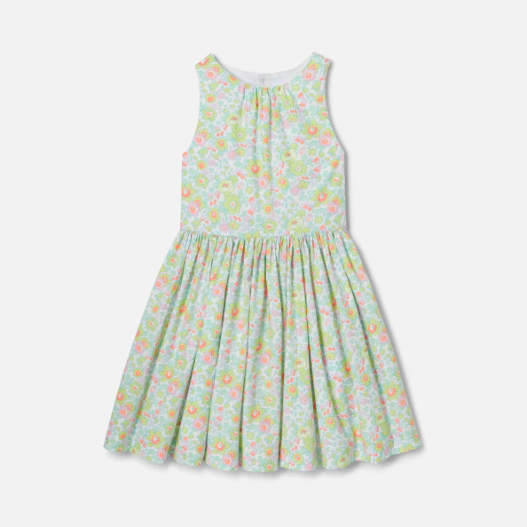 Robe enfant fille en tissu Liberty