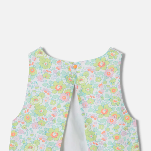 Robe enfant fille en tissu Liberty