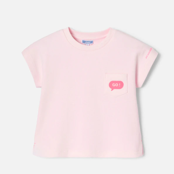 T-shirt enfant fille coupe carrée