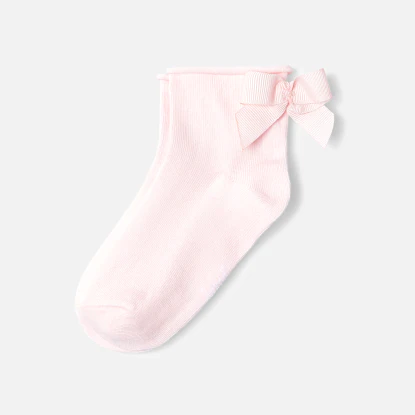 Chaussettes enfant fille à nœud