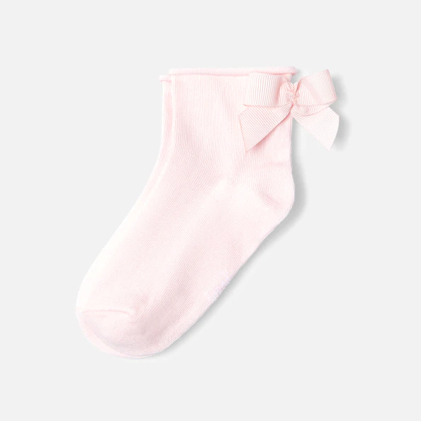 Chaussettes enfant fille à nœud