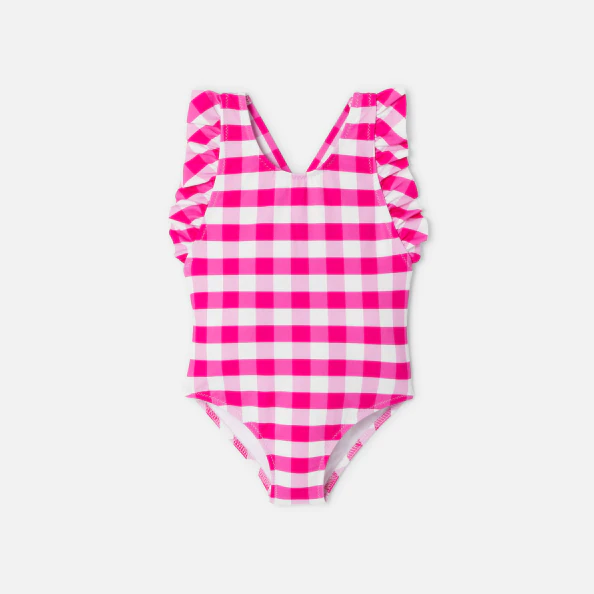 Maillot de bain bébé fille en Vichy