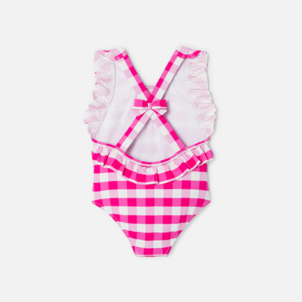 Maillot de bain bébé fille en Vichy