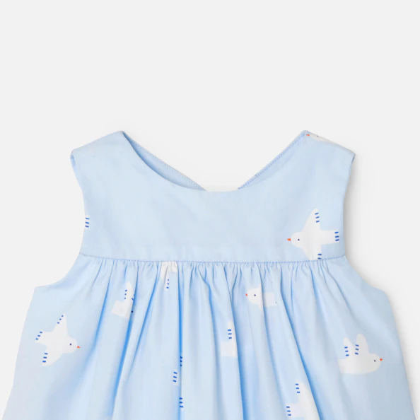 Robe bébé fille en popeline