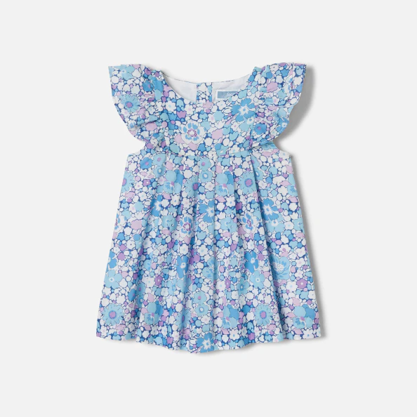 Robe bébé fille en tissu Liberty 