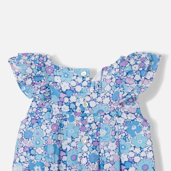 Robe bébé fille en tissu Liberty 