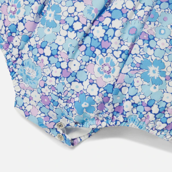 Barboteuse bébé fille en tissu Liberty 