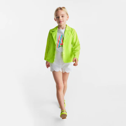 Veste enfant fille en tissu technique