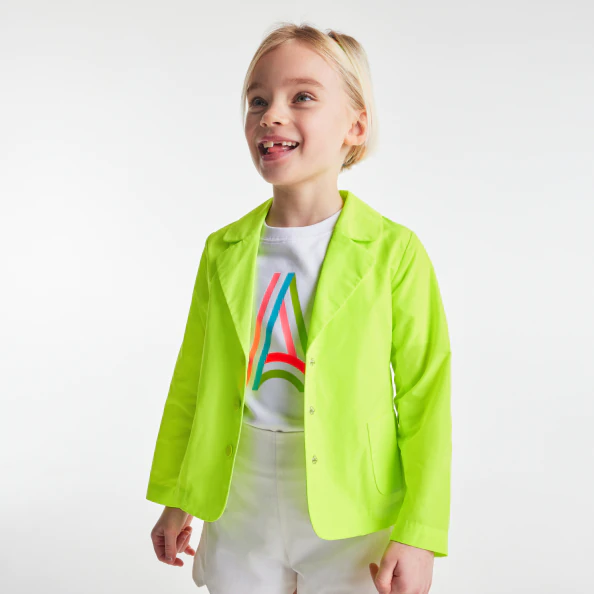 Veste enfant fille en tissu technique