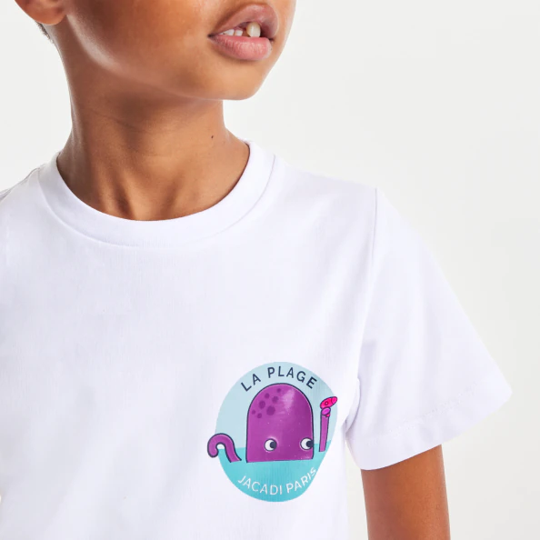 T-shirt enfant garçon en coton biologique