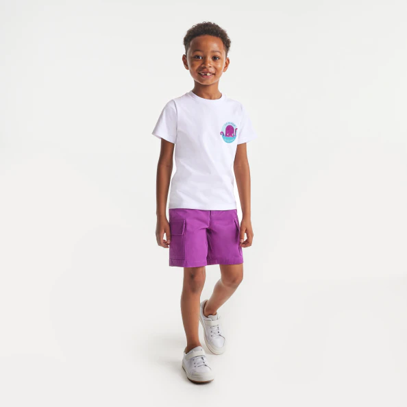 T-shirt enfant garçon en coton biologique