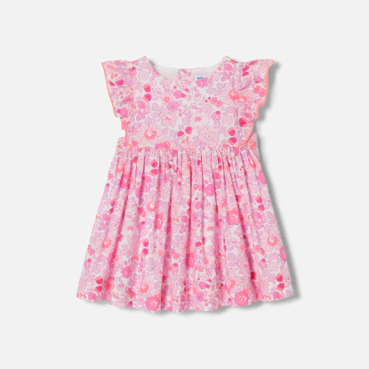 Robe bébé fille en tissu Liberty 