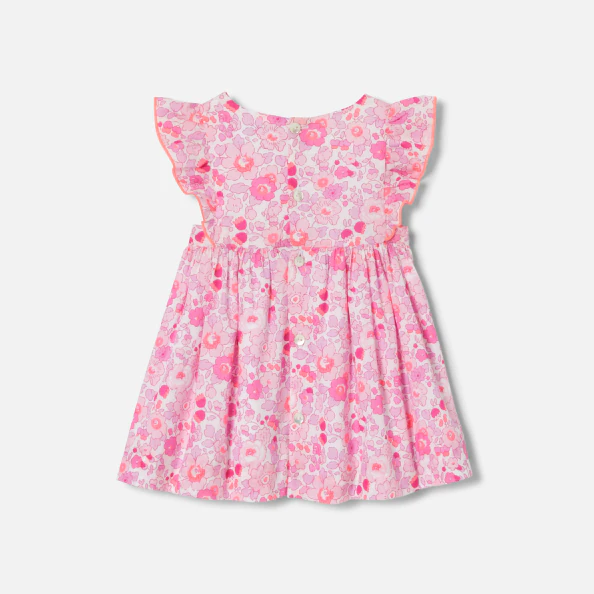 Robe bébé fille en tissu Liberty 