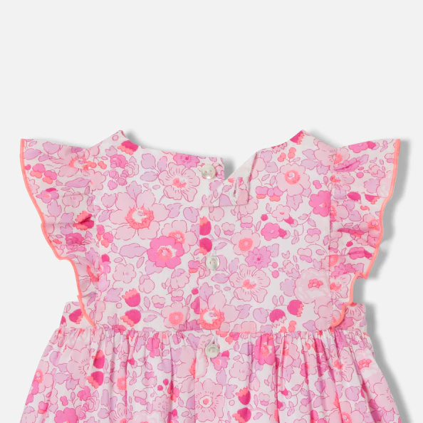 Robe bébé fille en tissu Liberty 