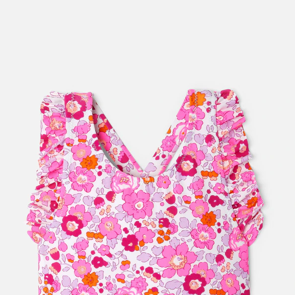 Maillot de bain bébé fille en tissu Liberty