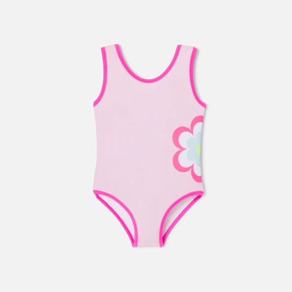 Maillot de bain bébé fille motif fleur