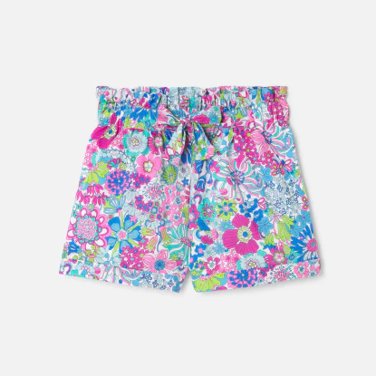 Short enfant fille en tissu Liberty