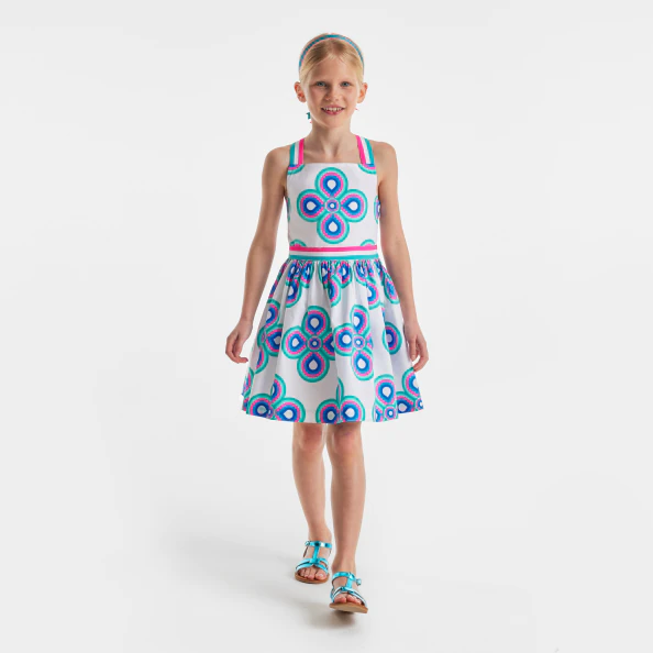 Robe enfant fille dos-nu