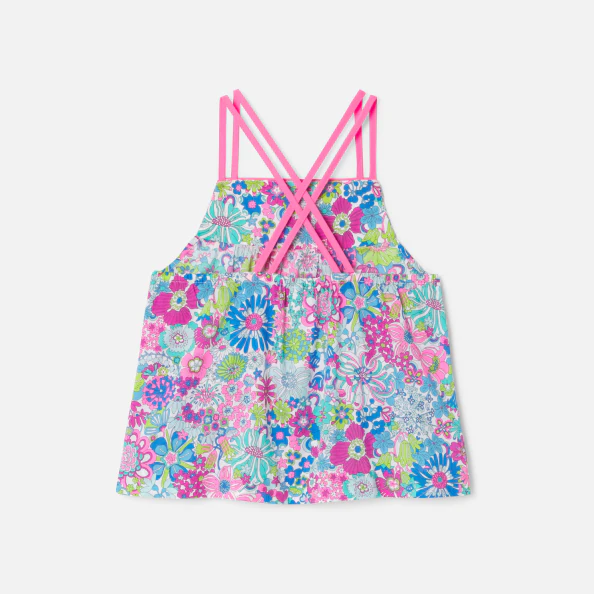 Top enfant fille en tissu Liberty