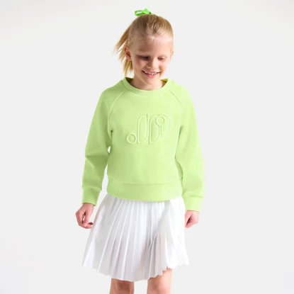 Sweat enfant fille en maille piquée