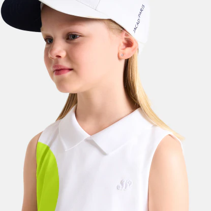 Robe esprit tennis enfant fille