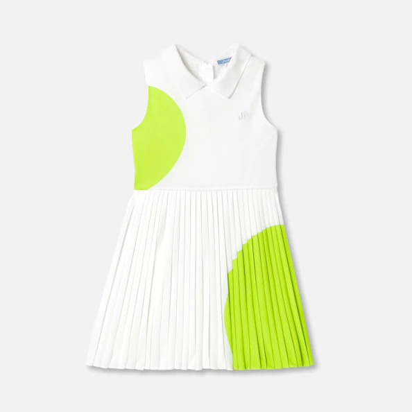 Robe esprit tennis enfant fille