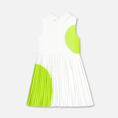 Robe esprit tennis enfant fille