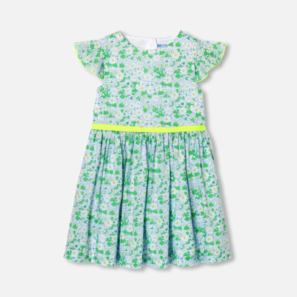 Robe enfant fille en tissu Liberty