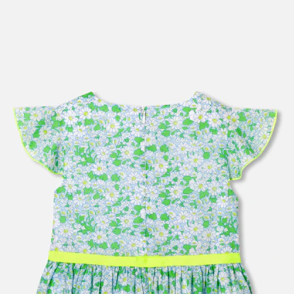 Robe enfant fille en tissu Liberty