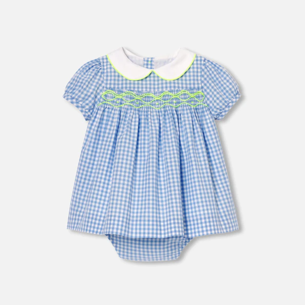 Robe bébé fille manches courtes