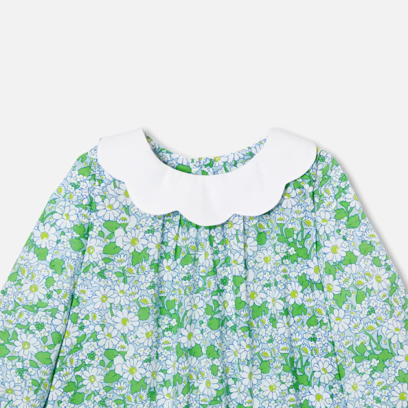 Blouse bébé fille en Tissu Liberty