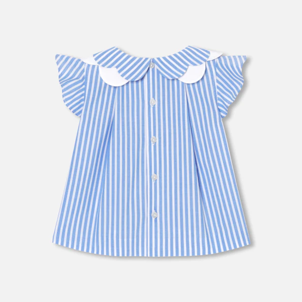 Blouse bébé fille en popeline